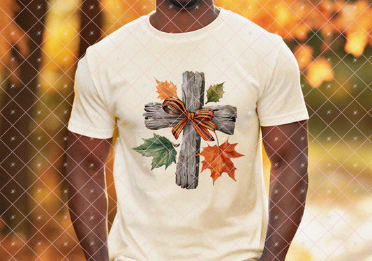 Autumn Wood Cross