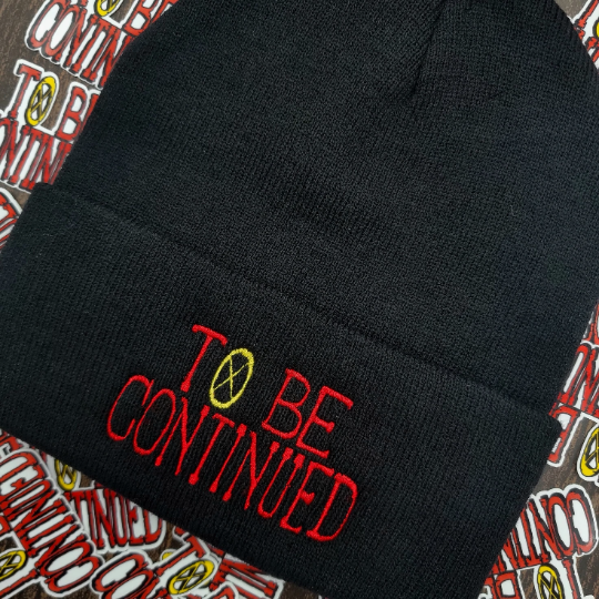 Embroidered Pirate Anime Beanie - To Be Continued Pirate Anime